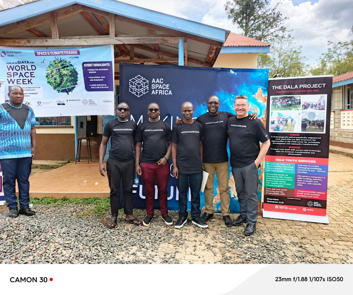 The Dala Project team with partner organizations at a community event
